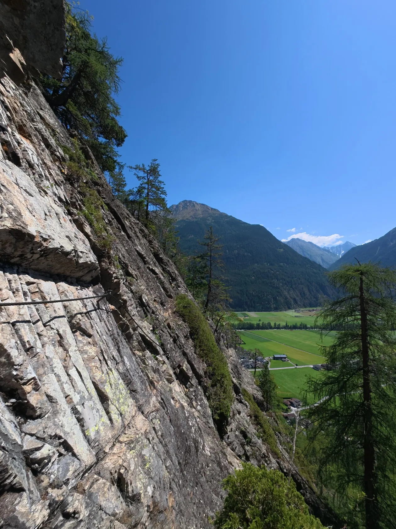 Lehner Waterfall Via Ferrata in the Ötztal description