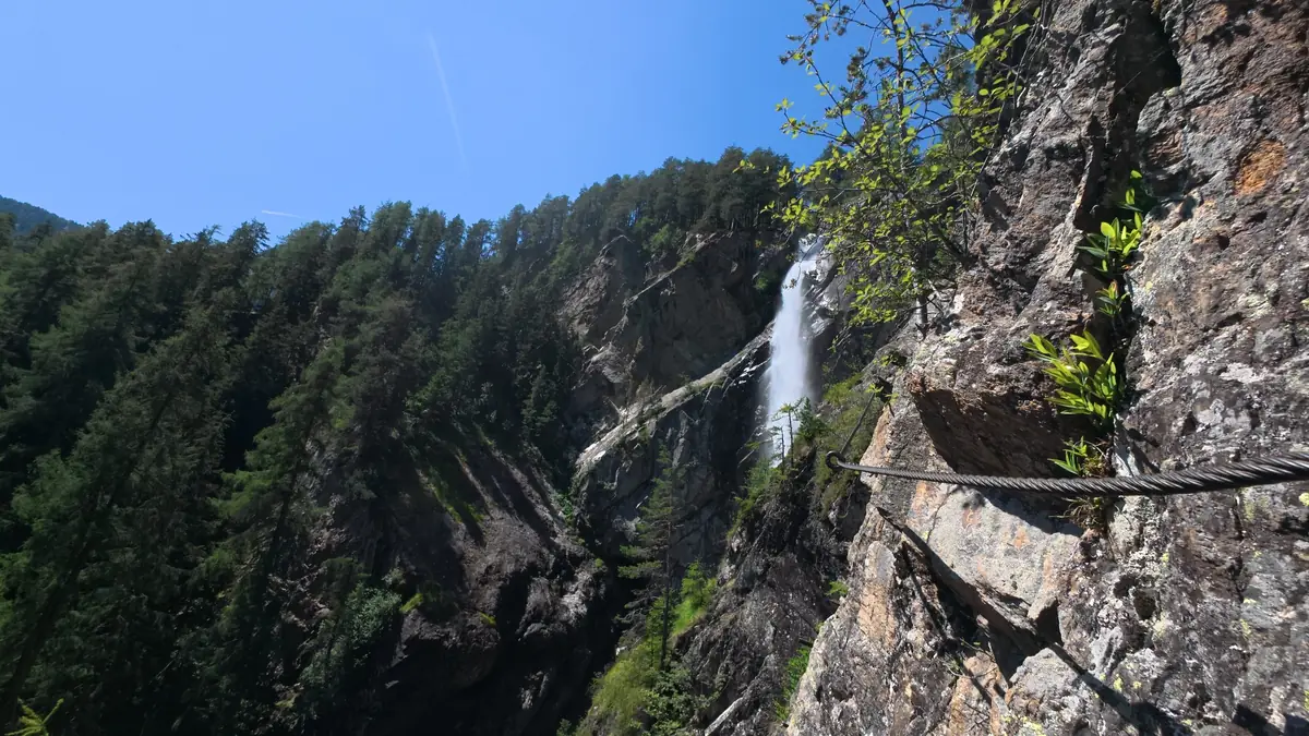 Lehner Waterfall Via Ferrata in the Ötztal